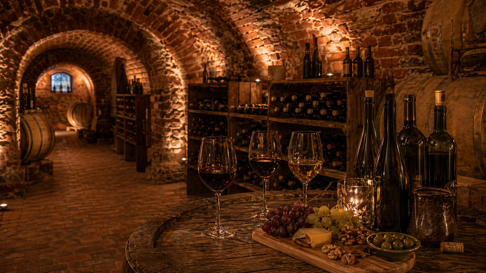 Zielona Góra old town wine walk with tasting glasses and city route atmosphere